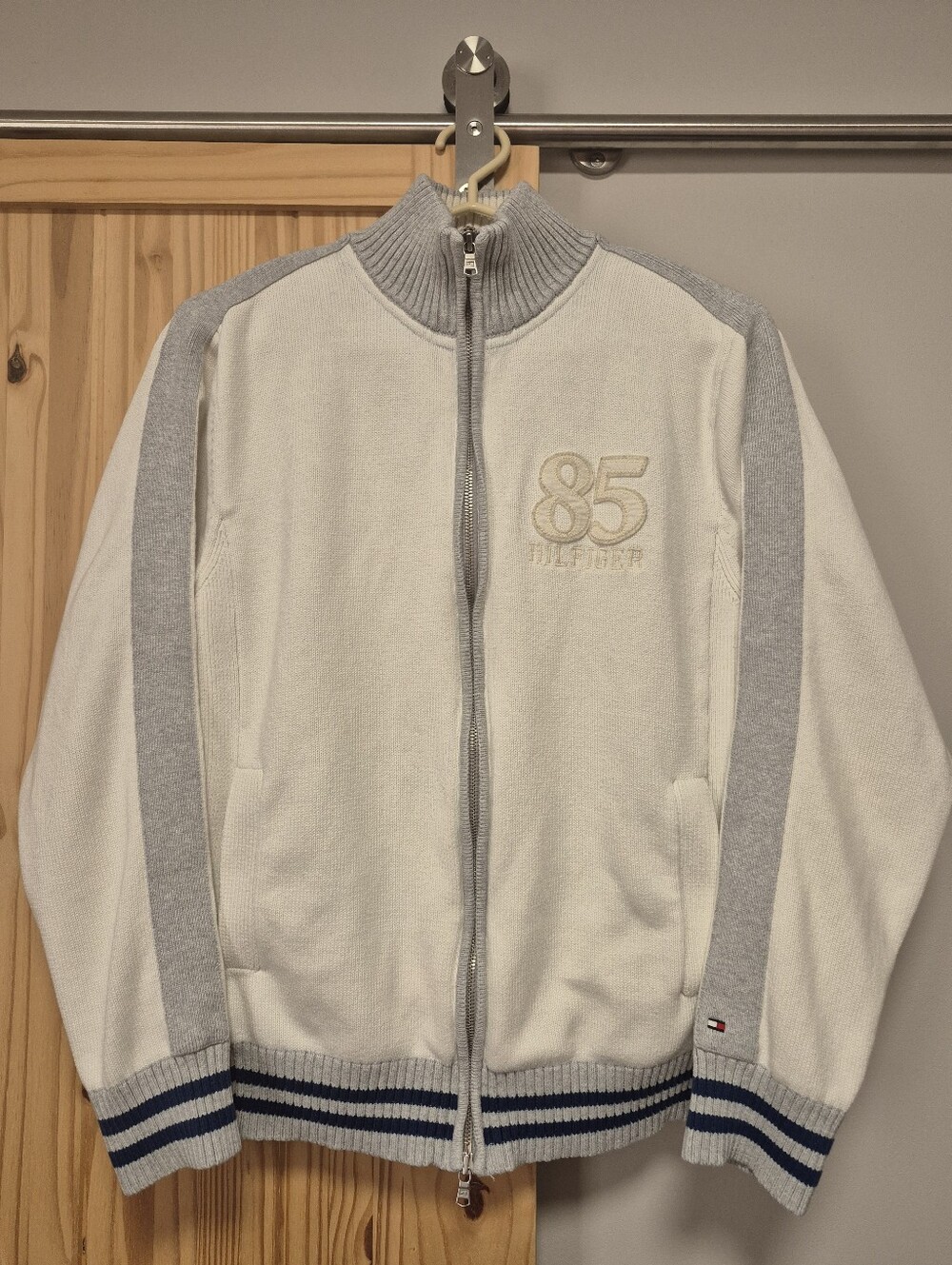 Y2K Tommy Hilfiger Zip-Front Knit Sweater/Cardigan